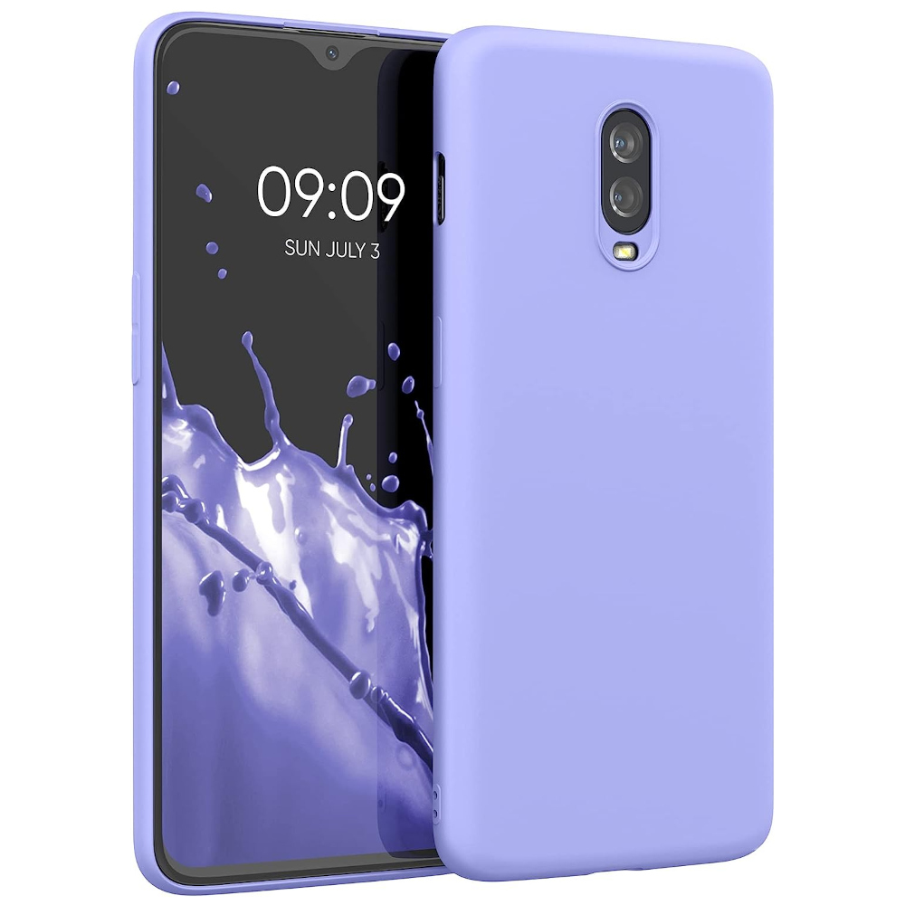 Husa Kwmobile pentru OnePlus 6T, Silicon, Albastru, 55347.139