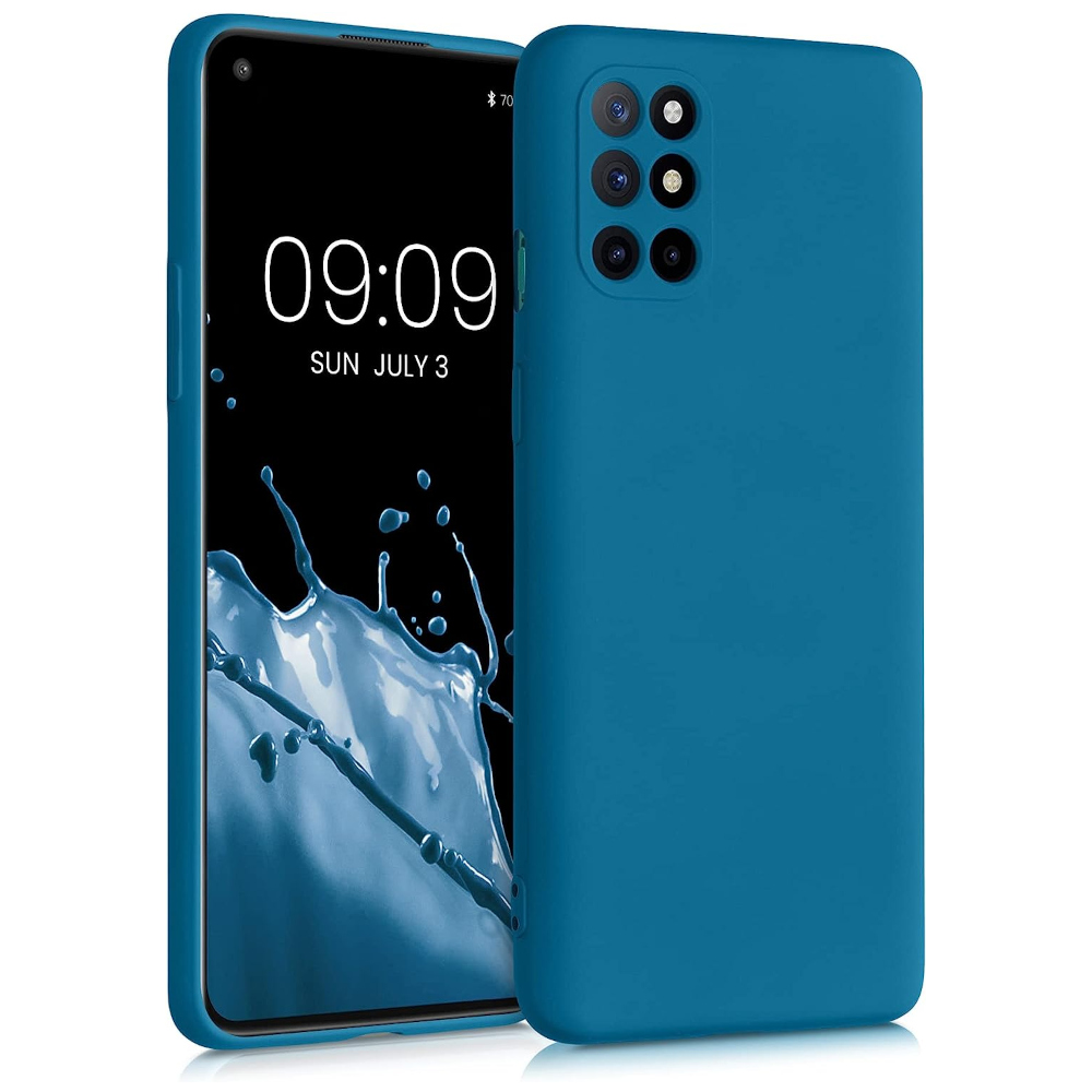 Husa Kwmobile pentru OnePlus 8T, Silicon, Albastru, 55350.224