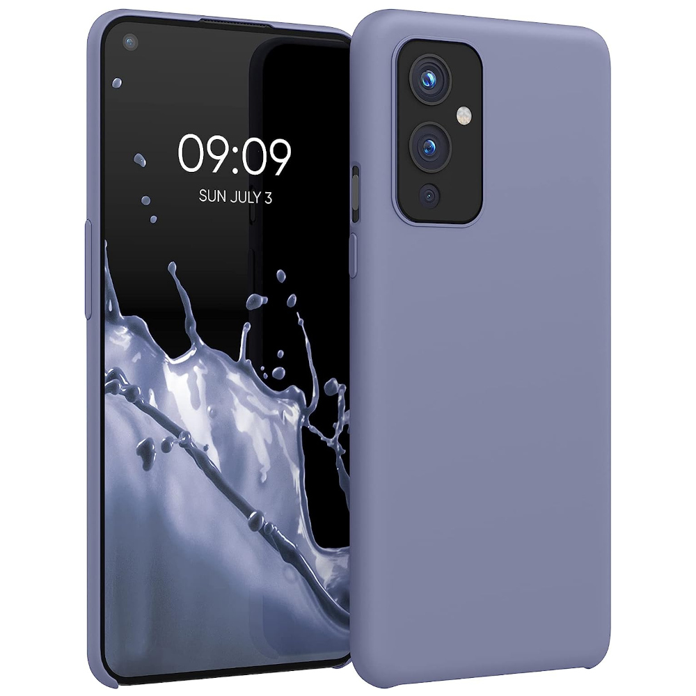 Husa Kwmobile pentru OnePlus 9, Silicon, Albastru, 56040.130