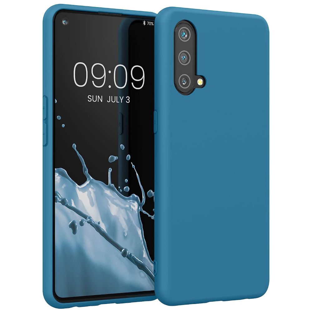 Husa pentru OnePlus Nord CE 5G, Silicon, Albastru, 55614.224, Kwmobile