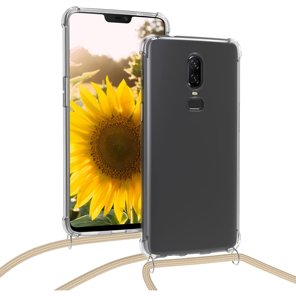 Husa Kwmobile pentru OnePlus 6, Silicon, Transparent, 48591.21