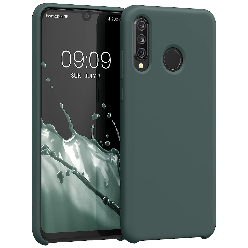 Husa pentru Huawei P30 Lite, Silicon, Verde, 47510.171