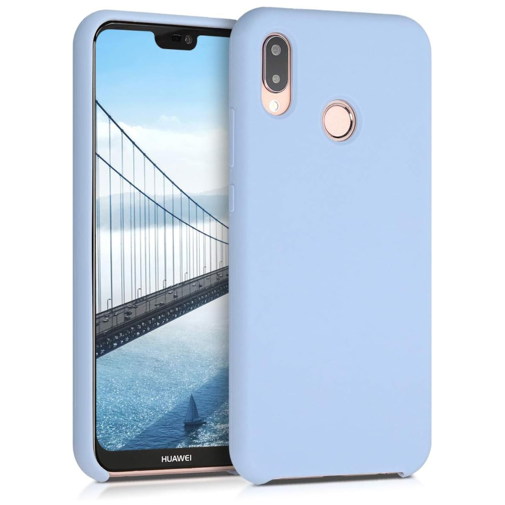 Husa pentru Huawei P20 Lite, Silicon, Albastru, 45687.58