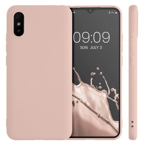 Husa Kwmobile pentru Xiaomi Redmi 9A/Redmi 9AT, Silicon, Roz, 52847.225