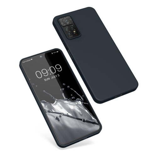 Husa Kwmobile pentru Xiaomi Redmi Note 11 Pro/Redmi Note 11 Pro 5G, Silicon, Gri, 57369.186