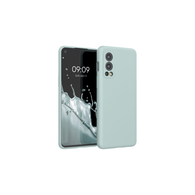 Husa pentru OnePlus Nord 2 5G, Silicon, Verde, 56070.200, Kwmobile