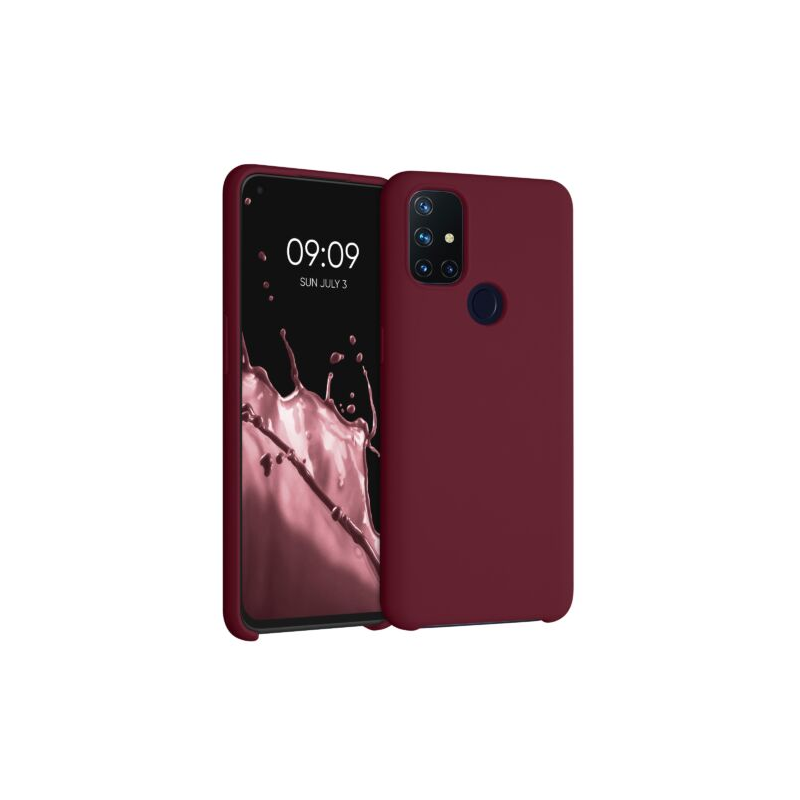 Husa pentru OnePlus Nord N10 5G, Silicon, Rosu, 53890.209, Kwmobile