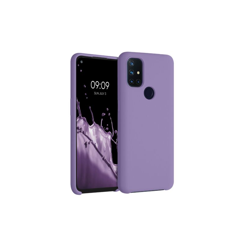 Husa pentru OnePlus Nord N10 5G, Silicon, Mov, 53890.222, Kwmobile