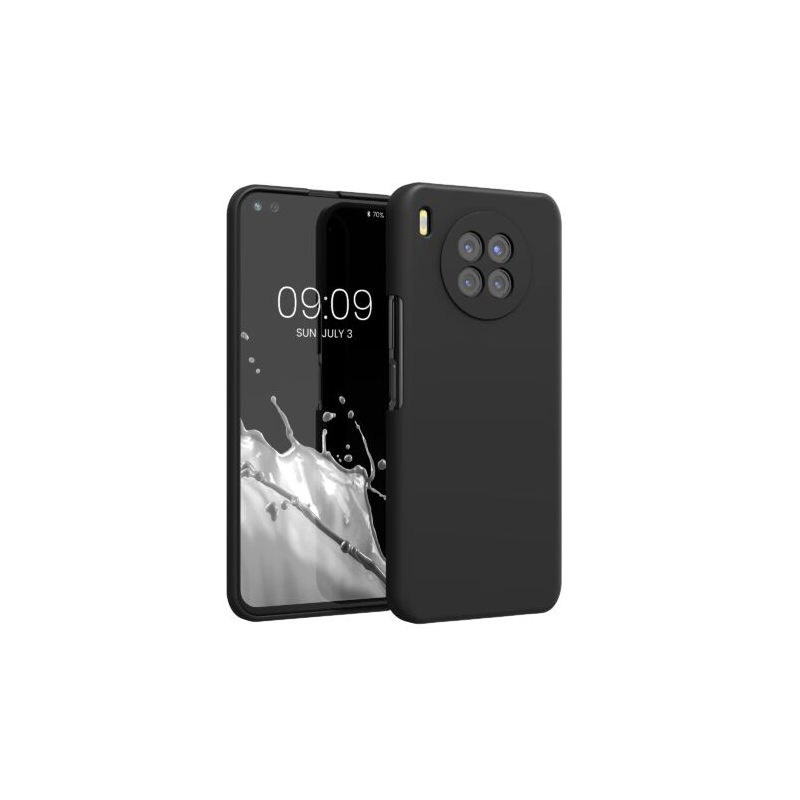 Husa pentru Huawei nova 8i, Silicon, Negru, 56460.01, Kwmobile