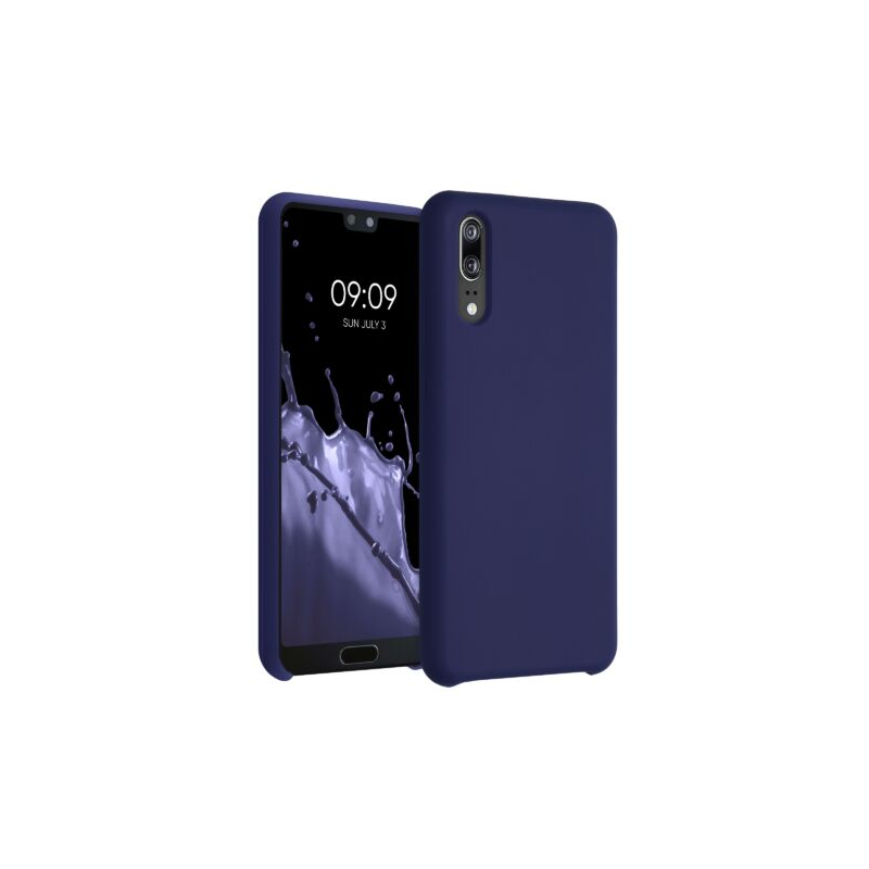 Husa pentru Huawei P20, Silicon, Albastru, 45689.182, Kwmobile