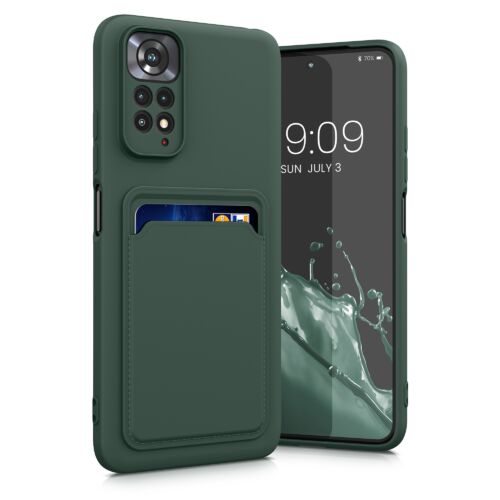 Husa Kwmobile pentru Xiaomi Redmi Note 11/Redmi Note 11s, Silicon, Verde, 57384.80