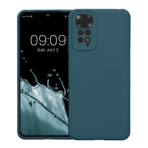 Husa Kwmobile pentru Xiaomi Redmi Note 11/Redmi Note 11s, Silicon, Verde, 57918.57