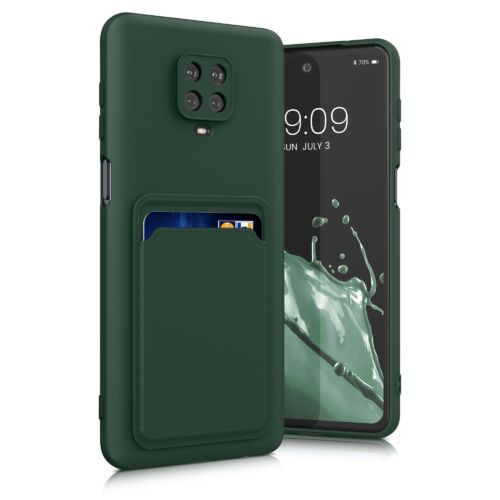 Husa Kwmobile pentru Xiaomi Redmi Note 9S/Redmi Note 9 Pro/Redmi Note 9 Pro Max, Silicon, Verde, 56948.80