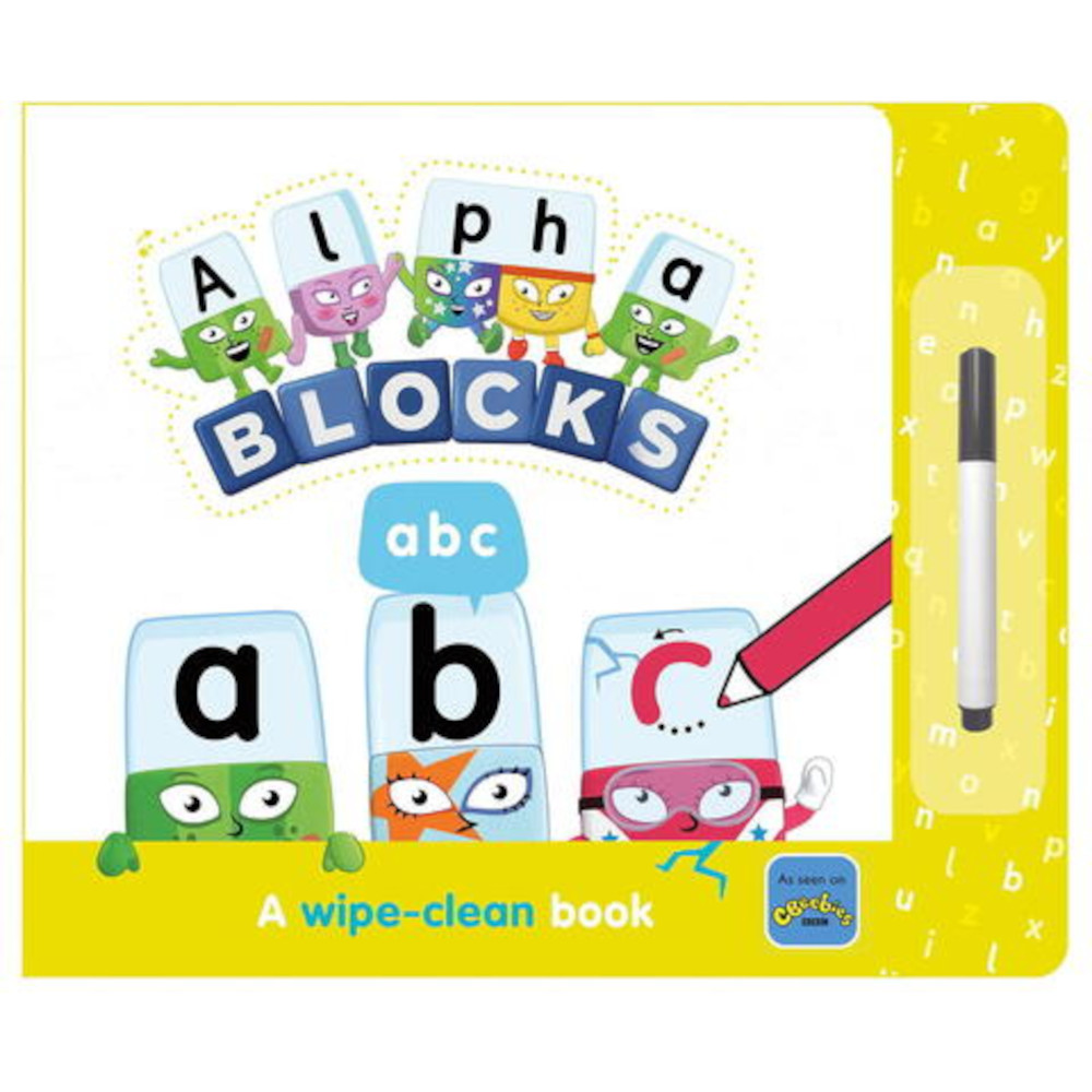 Carticica Scriu si sterg  Alphablocks - ABC