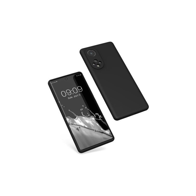 Husa Kwmobile pentru Huawei nova 9, Silicon, Negru, 56632.01