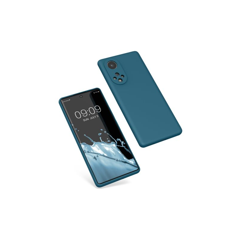 Husa Kwmobile pentru Huawei nova 9, Silicon, Verde, 56632.57