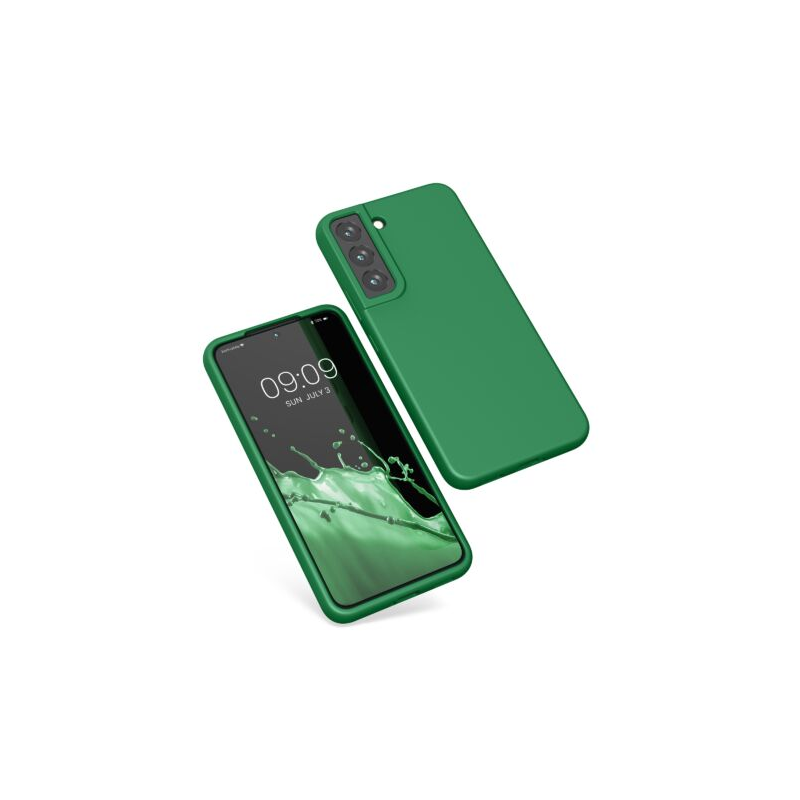 Husa Kwmobile pentru Samsung Galaxy S22, Silicon, Verde, 56756.227