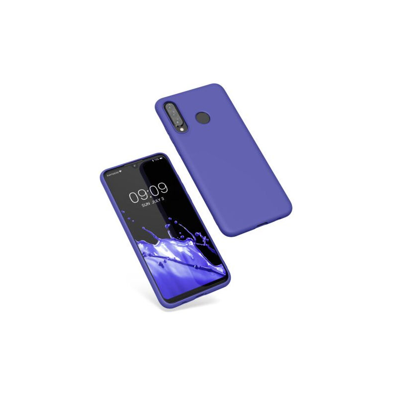 Husa Kwmobile pentru Huawei P30 Lite, Silicon, Albastru, 47499.234