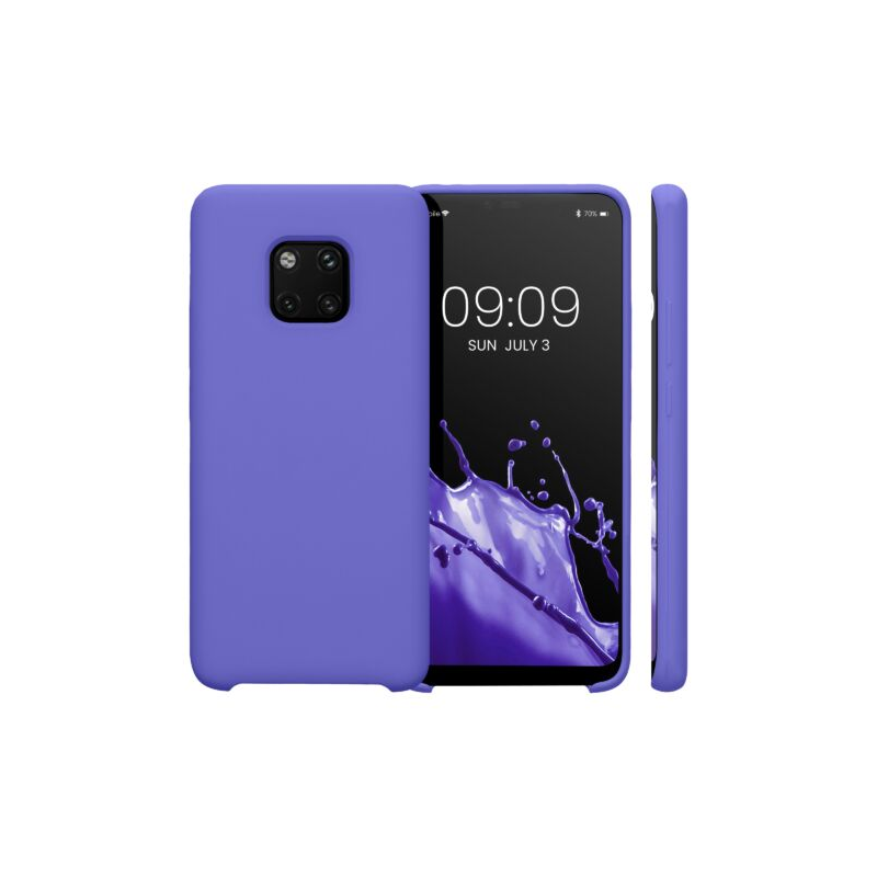 Husa Kwmobile pentru Huawei Mate 20 Pro, Silicon, Albastru, 52287.234