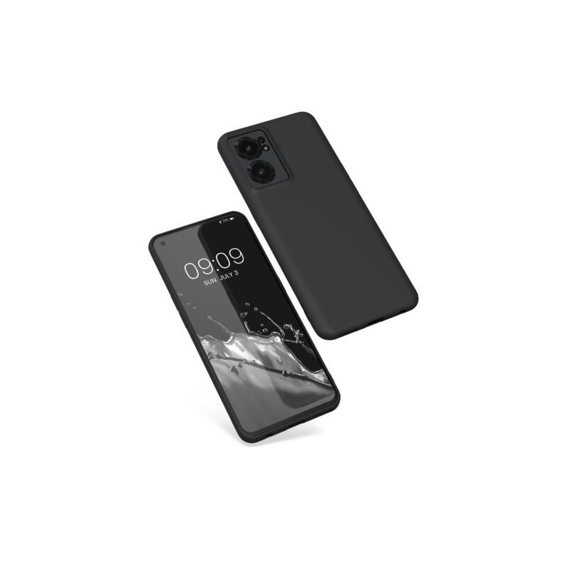 Husa Kwmobile pentru OnePlus Nord CE 2 5G, Silicon, Negru, 57639.47