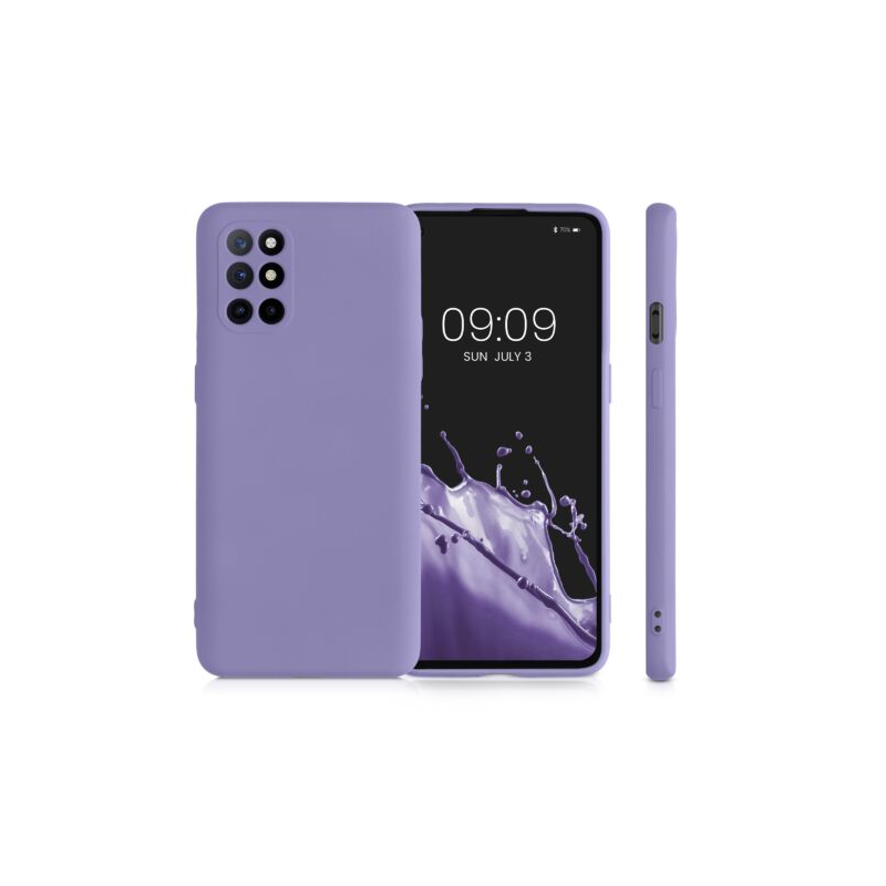 Husa Kwmobile pentru OnePlus 8T, Silicon, Mov, 55350.222