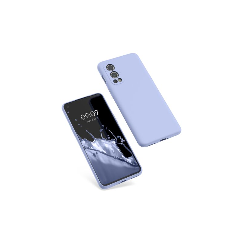 Husa Kwmobile pentru OnePlus Nord 2 5G, Silicon, Albastru, 56070.58