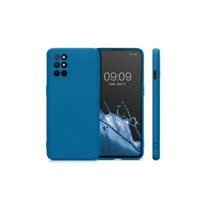 Husa Kwmobile pentru OnePlus 8T, Silicon, Albastru, 55350.228