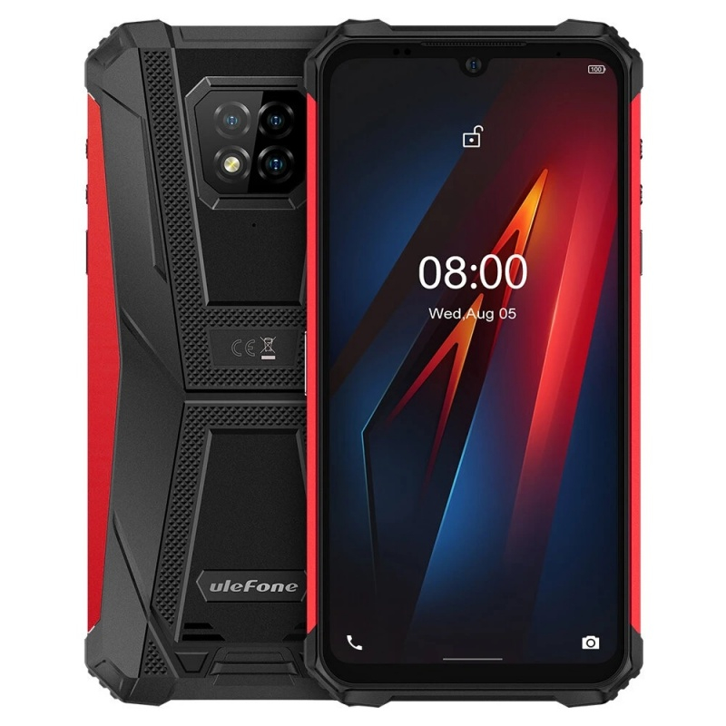 Telefon mobil Ulefone Armor 8, 64GB, 4GB RAM, Dual SIM, Negru/Rosu