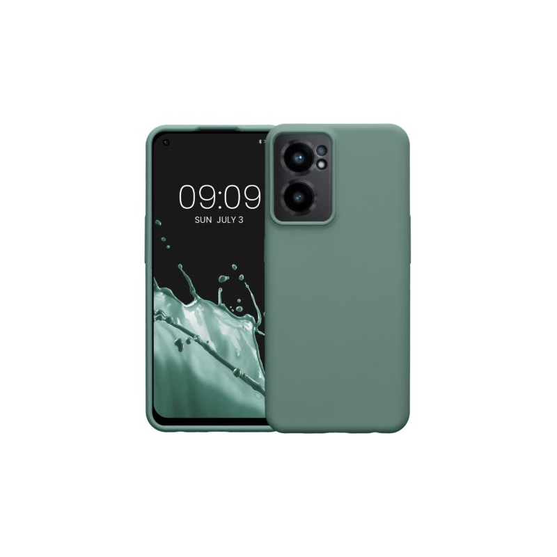 Husa Kwmobile pentru OnePlus Nord CE 2 5G, Silicon, Verde, 58116.166