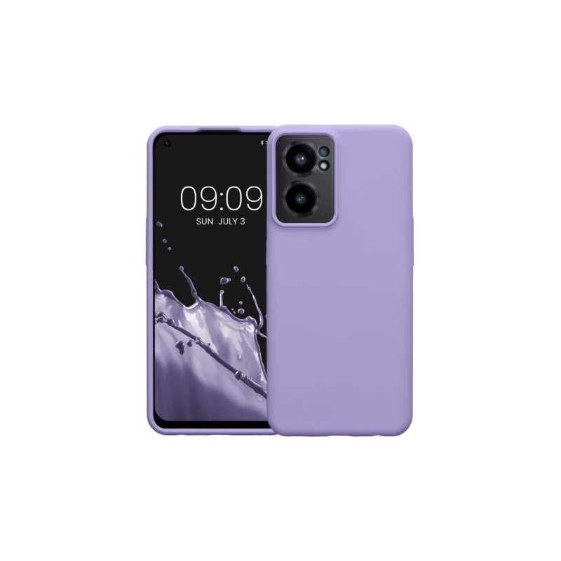 Husa Kwmobile pentru OnePlus Nord CE 2 5G, Silicon, Mov, 58116.222