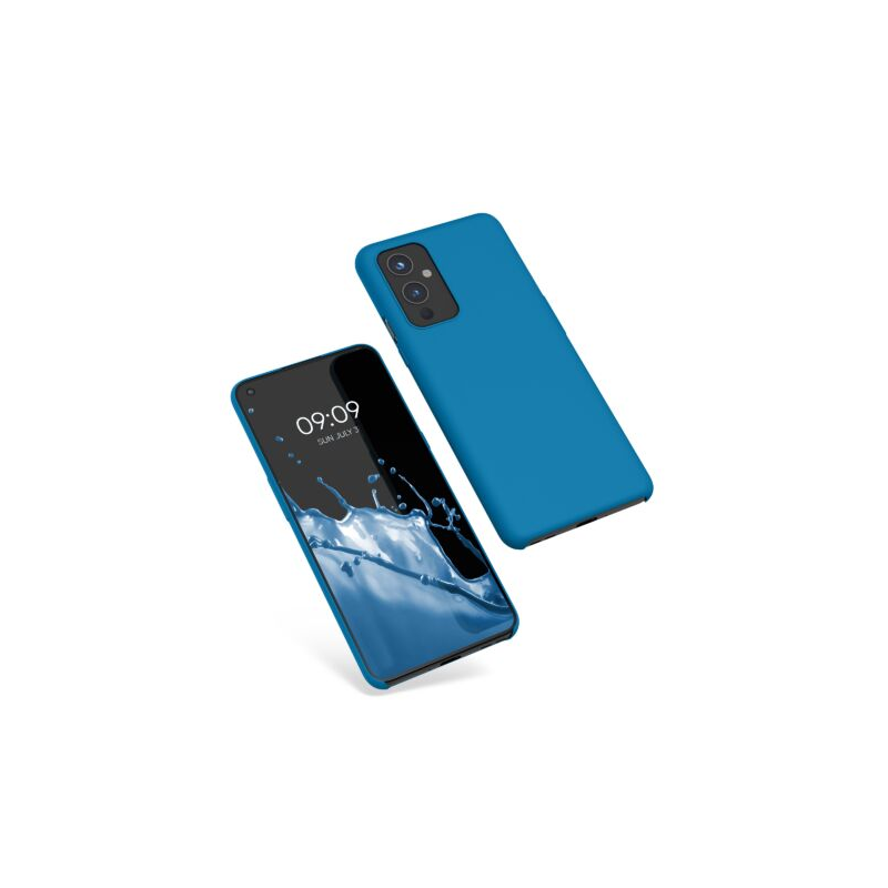 Husa Kwmobile pentru OnePlus 9, Silicon, Albastru, 56040.224