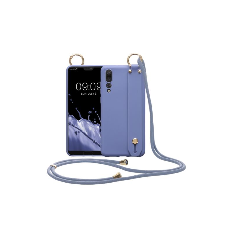 Husa Kwmobile pentru Huawei P20 Pro, Silicon, Albastru, 56470.130