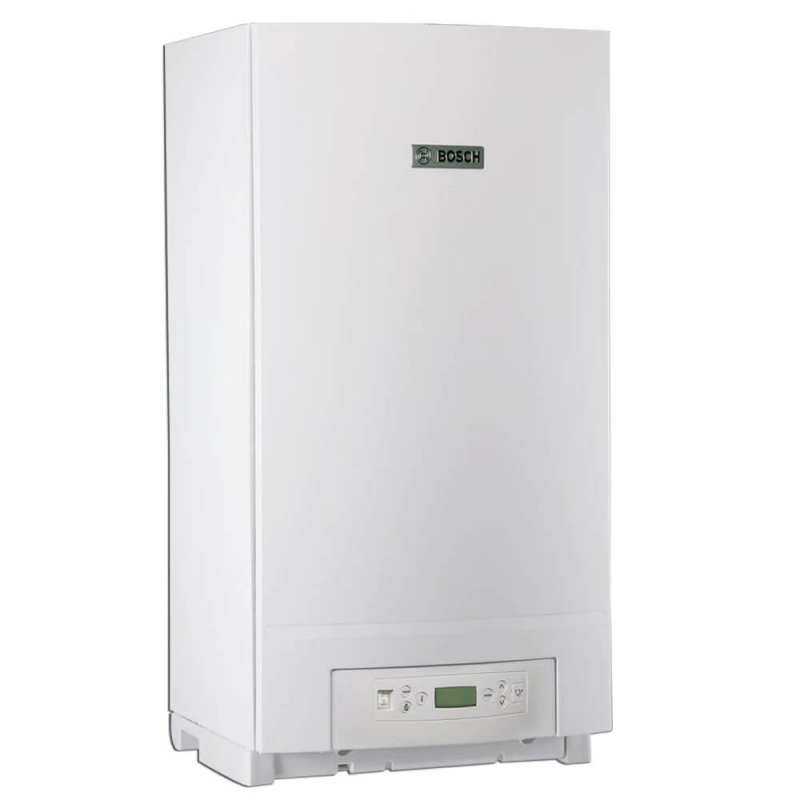 Centrala Termica Bosch Condens 5000 W ZBR100-3, Clasa A, cu Condensare si Kit Evacuare Gaze Arse Orizontal