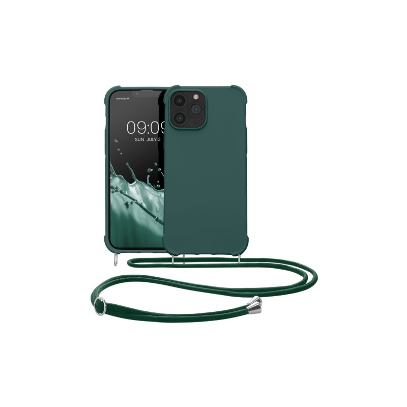 Husa Kwmobile pentru Apple iPhone 13 Pro Max, Silicon, Verde, 55977.80