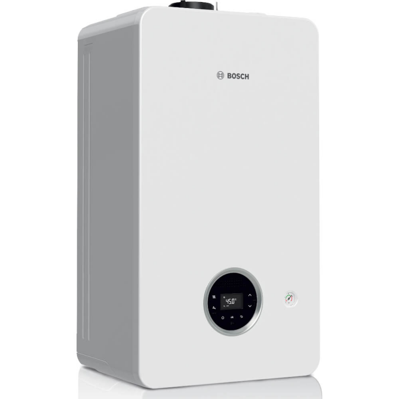 Centrala Termica Bosch Condens 2300 W GC2300W, Clasa A, cu Condensare si Kit Evacuare Gaze Arse Orizontal