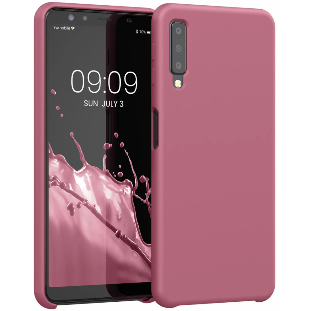 Husa Kwmobile pentru Samsung Galaxy A7 (2018), Silicon, Violet, 47730.167