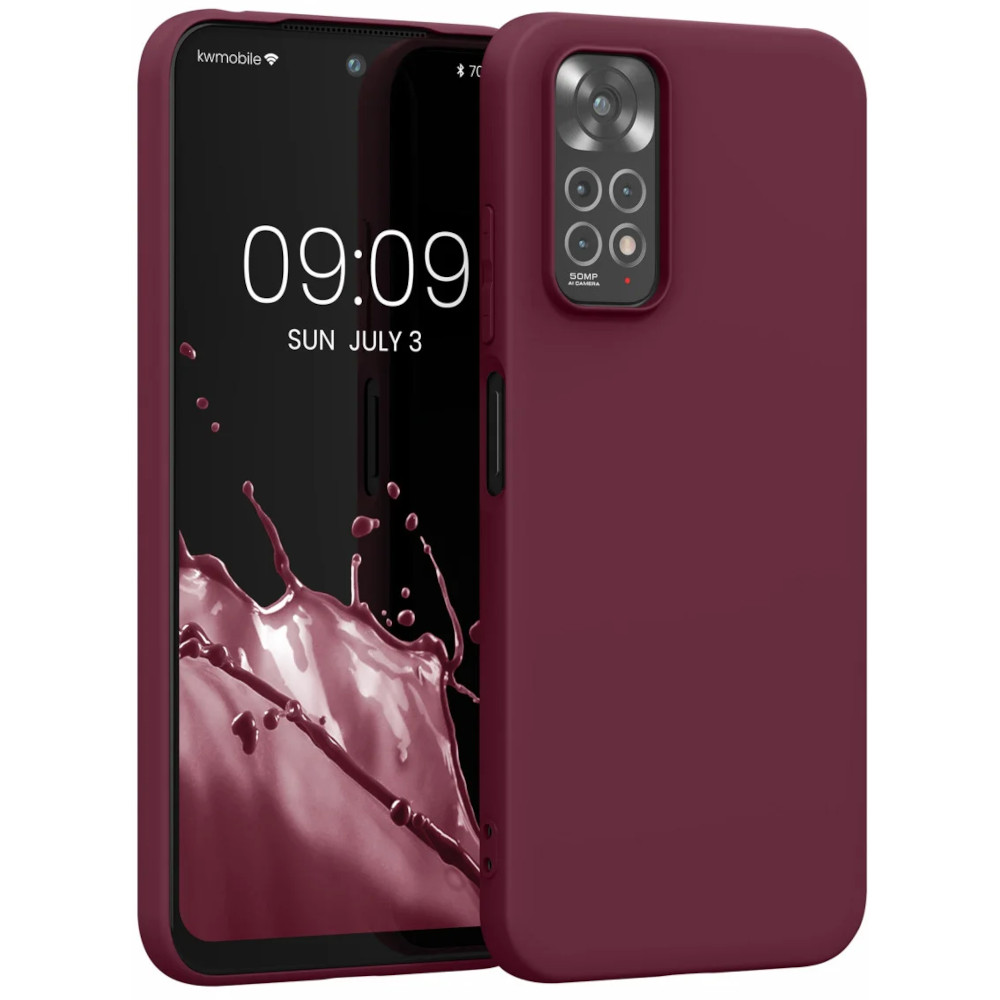 Husa Kwmobile pentru Xiaomi Redmi Note 11/Redmi Note 11s, Silicon, Violet, 57368.190