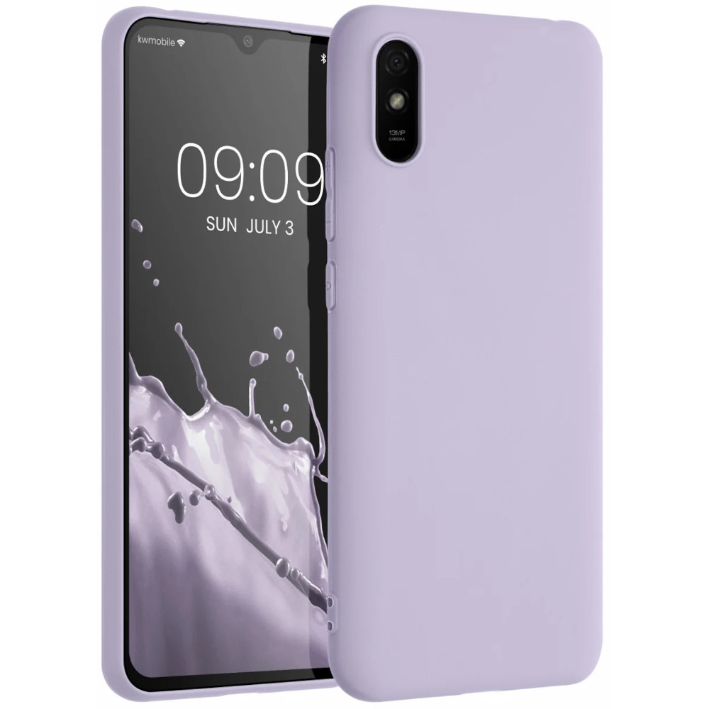 Husa Kwmobile pentru Xiaomi Redmi 9A/Redmi 9AT, Silicon, Mov, 52847.108