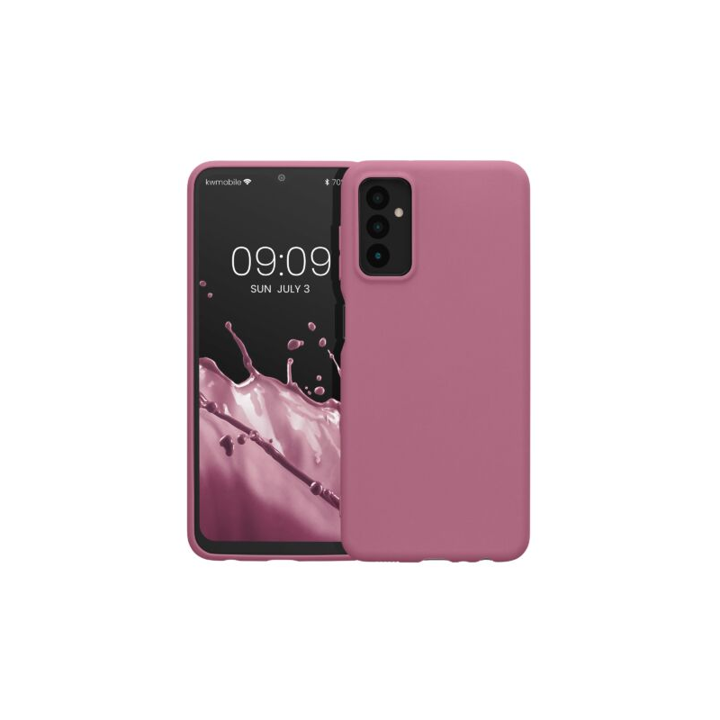 Husa Kwmobile pentru Samsung Galaxy M13, Silicon, Violet, 58917.167