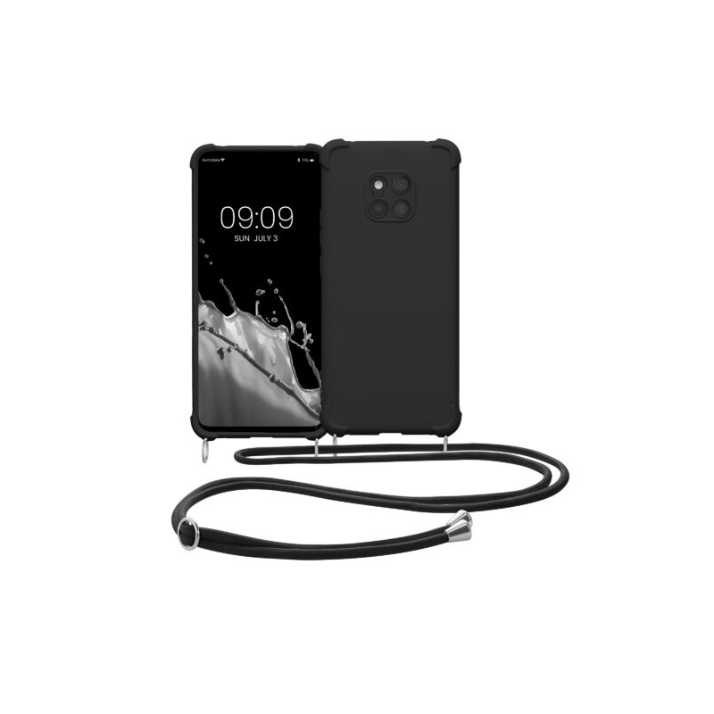 Husa Kwmobile pentru Huawei Mate 20 Pro, Silicon, Negru, 59004.01