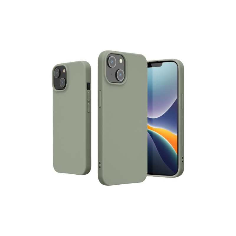 Husa Kwmobile pentru Apple iPhone 14, Silicon, Verde, 59075.172