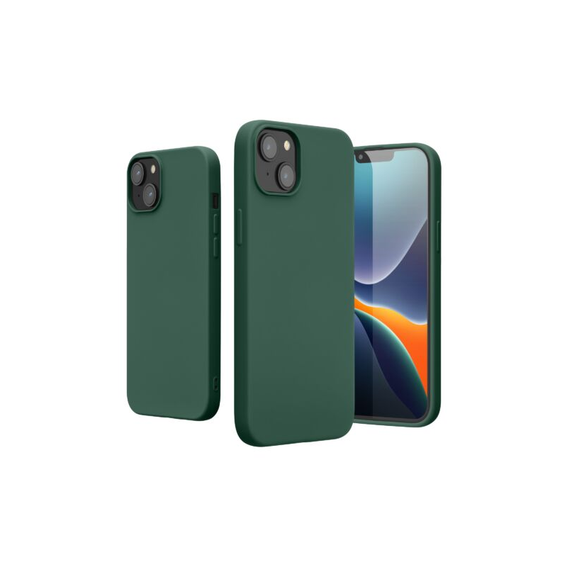 Husa Kwmobile pentru Apple iPhone 14 Plus, Silicon, Verde, 59080.166