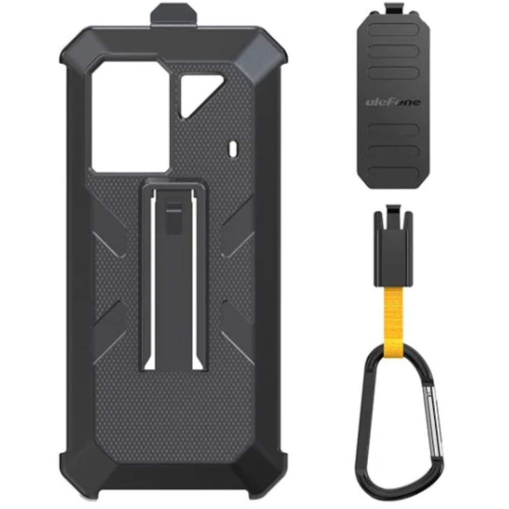 Carcasa de protectie multifunctionala pentru Ulefone Armor 18/18T/19 cu clema si carabina