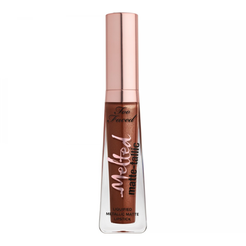 Ruj de buze lichid Too Faced Melted Matte-tallic Nuanta Give it to me