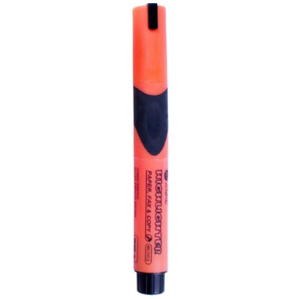 Textmarker cu Grip Willgo, Orange Fluorescent