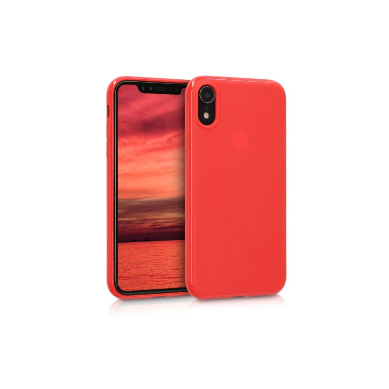 Husa pentru Apple iPhone XR, Silicon, Rosu, 45907.51