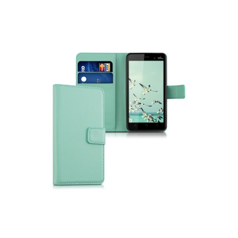 Husa pentru Wiko Lenny 3, Piele ecologica, Verde, 37334.71