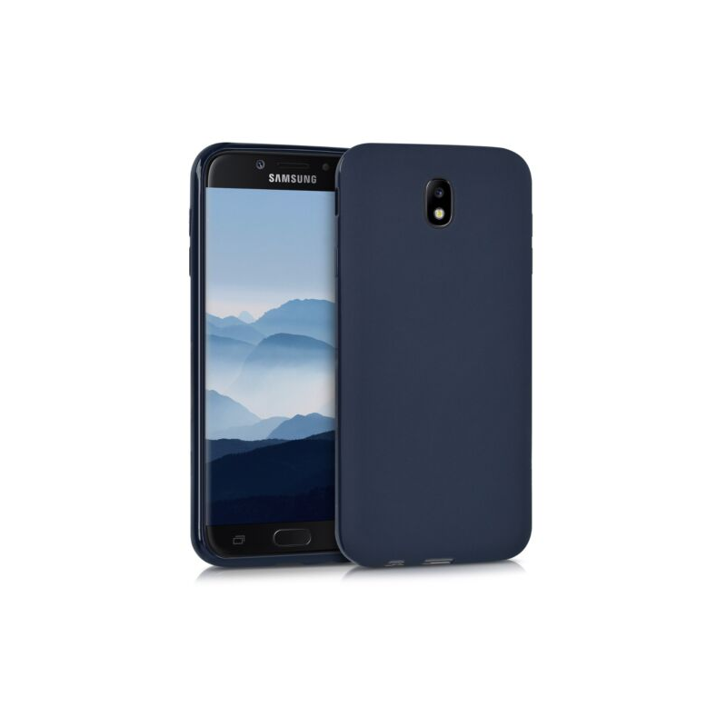 Husa pentru Samsung Galaxy J7 (2017), Silicon, Albastru, 42287.53