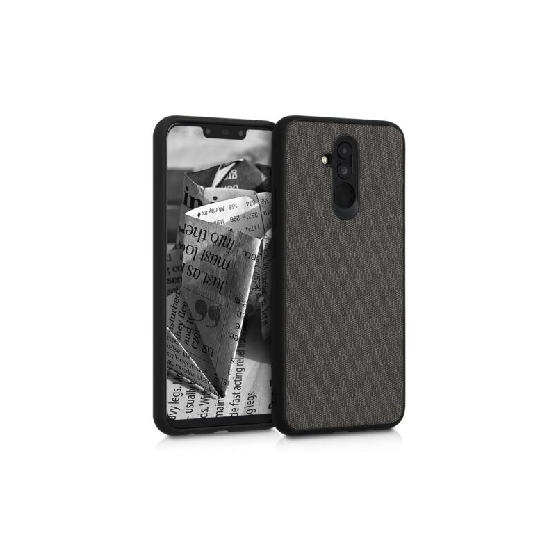 Husa pentru Huawei Mate 20 Lite, Textil, Negru, 48006.02