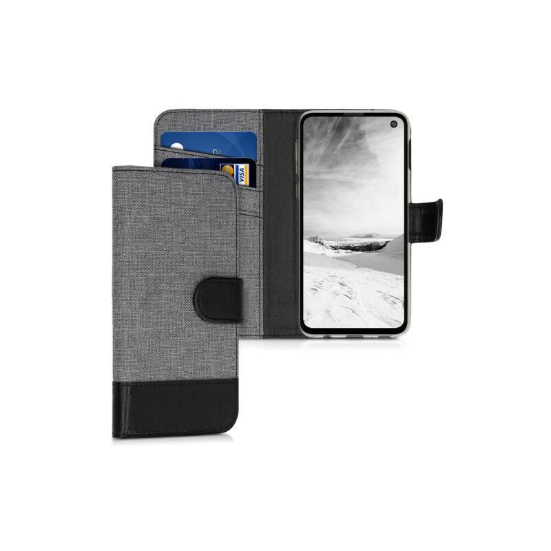 Husa pentru Samsung Galaxy S10e, Textil, Gri, 47580.22